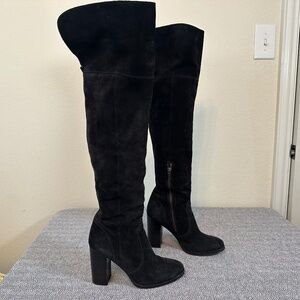FRYE - Claude Suede Over the Knee Boots